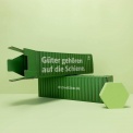 Versandverpackung in Grün